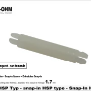 Snap-In en nylon HSP-09mm longeur