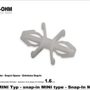 Nylon Snap-In Mini-Länge 9mm