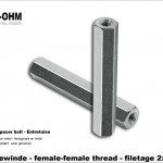 Sechskantbolzen Stahl verzinkt-Länge 05mm