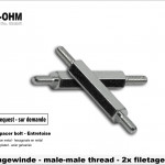 Sechskantbolzen Stahl verzinkt-Länge 17mm