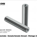 Sechskantbolzen Stahl verzinkt-Länge 50mm