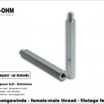 Sechskantbolzen Stahl verzinkt-Länge 80mm